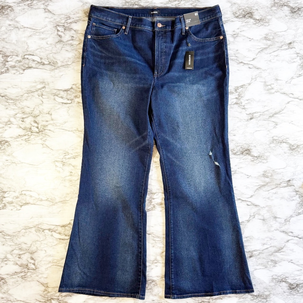 Express '70s Flare Mid Rise - Picture 5 of 12